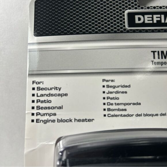 NEW Defiant 15 Amp 24-Hour Outdoor Plug-In Extreme Weather Mechanical Timer - Picture 7 of 7